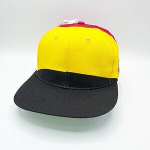 NWT Vintage 1994 90’s BELGIUM Flag Belgique Snapback Hat Soccer World Cup (Flaw)